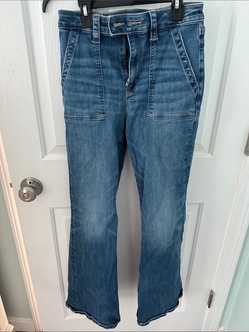 American Eagle Outfitters Medium Blue Flare Jeans